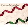 image:imageVitalizart Dark Green Velvet Ribbon 58 Christmas Ribbon Set Plush TextureMerry Christmas 58 in