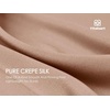 image:imageVitalizart Dusty Green Ribbon 58 x 15 Yd Crepe SilkLike Frayed FringeBrown Nude Ivory