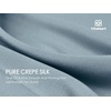 image:imageVitalizart Dusty Green Ribbon 58 x 15 Yd Crepe SilkLike Frayed FringeDusty Blue