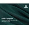 image:imageVitalizart Dusty Green Ribbon 58 x 15 Yd Crepe SilkLike Frayed FringeGreen