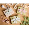 image:imageVitalizart Dusty Green Ribbon 58 x 15 Yd Crepe SilkLike Frayed FringePastel 9 Colors