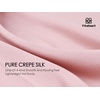 image:imageVitalizart Dusty Green Ribbon 58 x 15 Yd Crepe SilkLike Frayed FringePink Sage Ivory