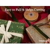 image:imageVitalizart Green Velvet Ribbon 58 x 25 Yd Christmas Set Plush TextureDark  Sage Green