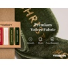 image:imageVitalizart Green Velvet Ribbon 58 x 25 Yd Christmas Set Plush TextureMerry Christmas Ribbon