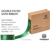 image:imageVitalizart Sage Green Satin Ribbon 1 x 30 Yds Double Face Gift WrappingGreen