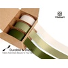 image:imageVitalizart Sage Green Satin Ribbon 1 x 30 Yds Double Face Gift WrappingSage Green  Cream