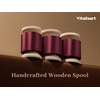 image:imageVitalizart Silky Luster Ribbon 1In x 15 Yds Dark Green 3 Rolls Clean EdgesBurgundy