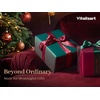image:imageVitalizart Silky Luster Ribbon 1In x 15 Yds Dark Green 3 Rolls Clean EdgesMerry Christmas Ribbon