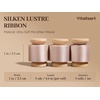 image:imageVitalizart Silky Luster Ribbon 1In x 15 Yds Dark Green 3 Rolls Clean EdgesNude