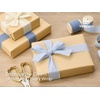 image:imageVitalizart Cotton Ribbon 15x 45 Yd Pastel 9 Colors Handmade Frayed FringeBlue  Cream