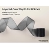 image:imageVitalizart Burgundy PearlyLustre Wrapping Paper 30 Organza Ribbon amp TagsBlack