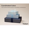 image:imageVitalizart Burgundy PearlyLustre Wrapping Paper 30 Organza Ribbon amp TagsNavy Dusty Baby Blue 3 Rolls
