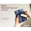 image:imageVitalizart Burgundy PearlyLustre Wrapping Paper 30 Organza Ribbon amp TagsNavy Dusty Baby Blue 3 Rolls