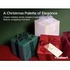 image:imageVitalizart Burgundy PearlyLustre Wrapping Paper 30 Organza Ribbon amp TagsRed