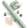 image:imageVitalizart Burgundy PearlyLustre Wrapping Paper 30 Organza Ribbon amp TagsSage Green