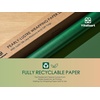image:imageVitalizart Burgundy Wrapping Paper Set 17 PearlyLustre Ribbons Gift TagsGreen Paper  Green Ribbons