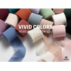 image:imageVitalizart Navy Blue Chiffon Silk Ribbon 15x 21 Yd Handmade Frayed FringeAssorted 9 Colors Green  White
