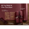 image:imageVitalizart Red PearlyLustre Wrapping Paper Set 30 Ribbons amp StickersBurgundy Paper  Burgundy Ribbons