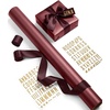image:imageVitalizart Red PearlyLustre Wrapping Paper Set 30 Ribbons amp StickersBurgundy Paper  Burgundy Ribbons