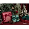 image:imageVitalizart Red PearlyLustre Wrapping Paper Set 30 Ribbons amp StickersGreen Paper  Green Ribbons