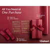 image:imageVitalizart Red PearlyLustre Wrapping Paper Set 30 Ribbons amp StickersRed Paper  Red Ribbons