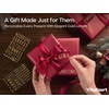 image:imageVitalizart Red PearlyLustre Wrapping Paper Set 30 Ribbons amp StickersRed Paper  Red Ribbons