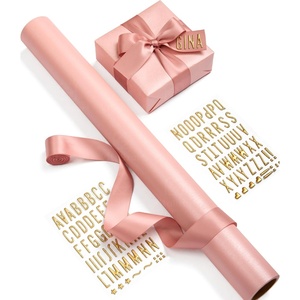 image:imageVitalizart Red PearlyLustre Wrapping Paper Set 30 Ribbons amp StickersPink Paper  Pink Ribbons