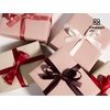 image:imageVitalizart Terracotta Ribbons for Crafts 38 x 50Yds DoubleFaced SatinAssorted Red
