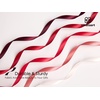 image:imageVitalizart Terracotta Ribbons for Crafts 38 x 50Yds DoubleFaced SatinAssorted Red
