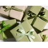 image:imageVitalizart Terracotta Ribbons for Crafts 38 x 50Yds DoubleFaced SatinAssorted Sage Green
