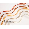 image:imageVitalizart Terracotta Ribbons for Crafts 38 x 50Yds DoubleFaced SatinBurnt Orange  Terracotta