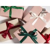 image:imageVitalizart Terracotta Ribbons for Crafts 38 x 50Yds DoubleFaced SatinChristmas