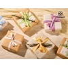 image:imageVitalizart Terracotta Ribbons for Crafts 38 x 50Yds DoubleFaced SatinPastel 10 colours