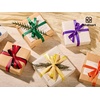 image:imageVitalizart Terracotta Ribbons for Crafts 38 x 50Yds DoubleFaced SatinRainbow 10 colours