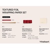 image:imageVitalizart Burgundy Wrapping Paper 17 Foil Print With Ribbons amp Gift TagsBurgundy Red