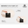 image:imageVitalizart Christmas Paper Gift Bags With Ribbon Handles Small Bulk PackBlack