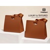 image:imageVitalizart Christmas Paper Gift Bags With Ribbon Handles Small Bulk PackBrown