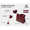 image:imageVitalizart Christmas Paper Gift Bags With Ribbon Handles Small Bulk PackChristmas Gift Bags