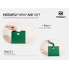image:imageVitalizart Christmas Paper Gift Bags With Ribbon Handles Small Bulk PackGreen