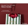 image:imageVitalizart Christmas Paper Gift Bags With Ribbon Handles Small Bulk PackMerry Christmas Striped 10pcs