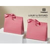 image:imageVitalizart Christmas Paper Gift Bags With Ribbon Handles Small Bulk PackPink