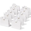 image:imageVitalizart Christmas Paper Gift Bags With Ribbon Handles Small Bulk PackWhite