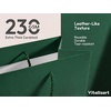 image:imageVitalizart Large Paper Gift Bags With Handles amp Ribbon Bows Thick TextureDark Green