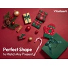 image:imageVitalizart Large Paper Gift Bags With Handles amp Ribbon Bows Thick TextureDark Green