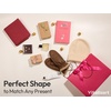 image:imageVitalizart Large Paper Gift Bags With Handles amp Ribbon Bows Thick TexturePink  Cream 12 Pcs