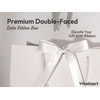 image:imageVitalizart Large Paper Gift Bags With Handles amp Ribbon Bows Thick TextureWhite