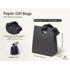 image:imageVitalizart Paper Gift Bags With Ribbon Handles Small Christmas Bulk Pack10 Mixed Colors