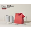 image:imageVitalizart Paper Gift Bags With Ribbon Handles Small Christmas Bulk Pack10 Mixed Colors