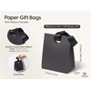 image:imageVitalizart Paper Gift Bags With Ribbon Handles Small Christmas Bulk Pack10 Mixed Colors Bulk