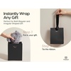 image:imageVitalizart Paper Gift Bags With Ribbon Handles Small Christmas Bulk PackBlack